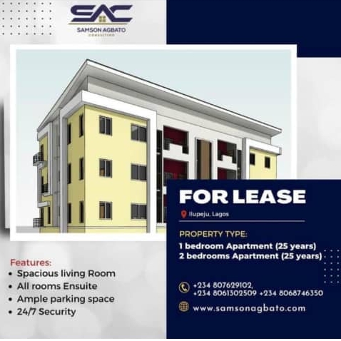 Property For Lease at Illupeju, Lagos